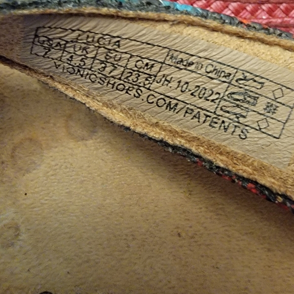 Vionic Women's Multicolor Sequin Sandals - Picture 5 of 6